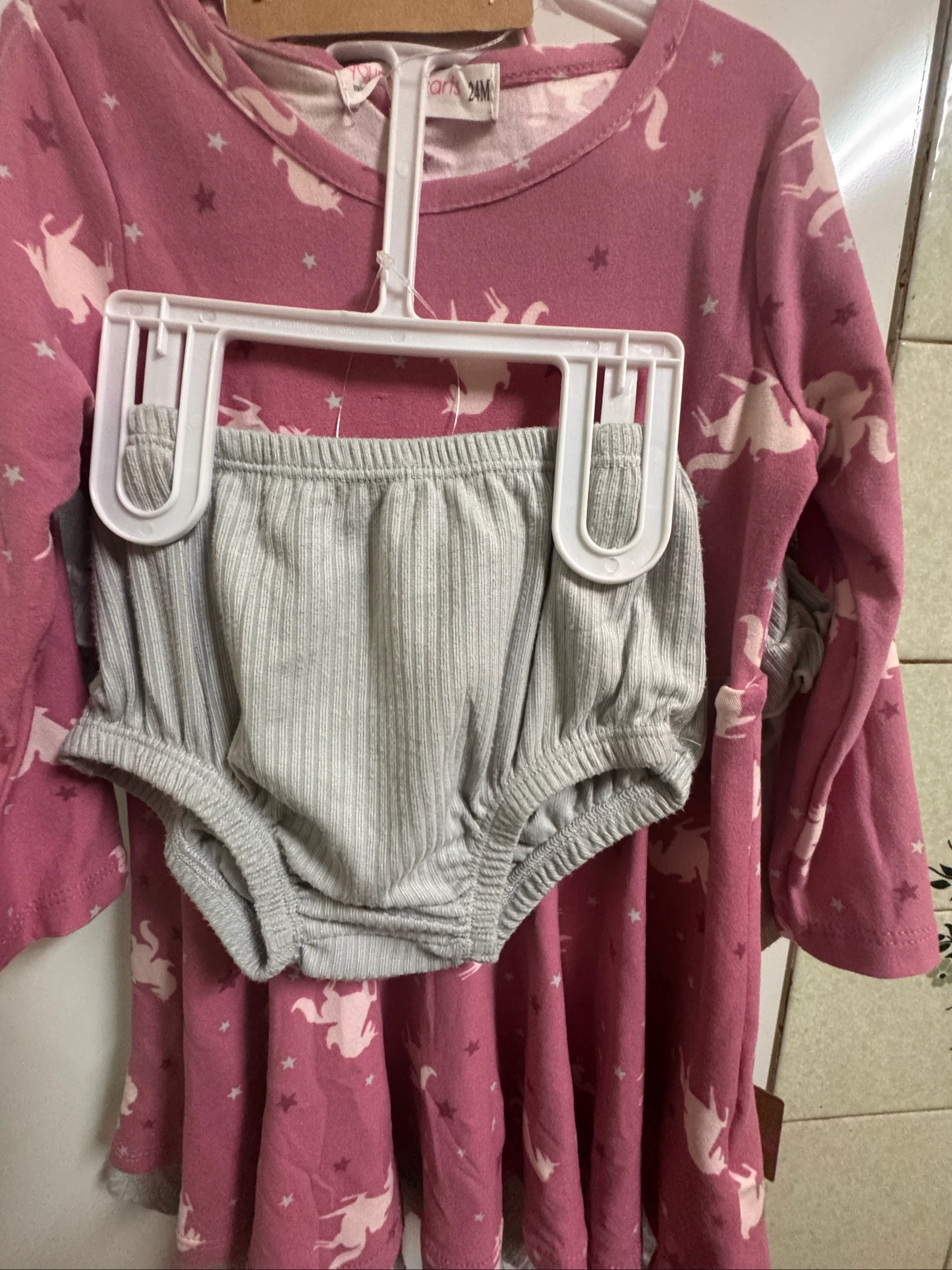 Set van 3 stukken voor meisje 24 maanden – photo 4